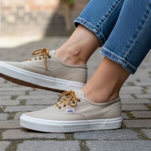 Vans Off the Wall Taupe Beige Sneakers